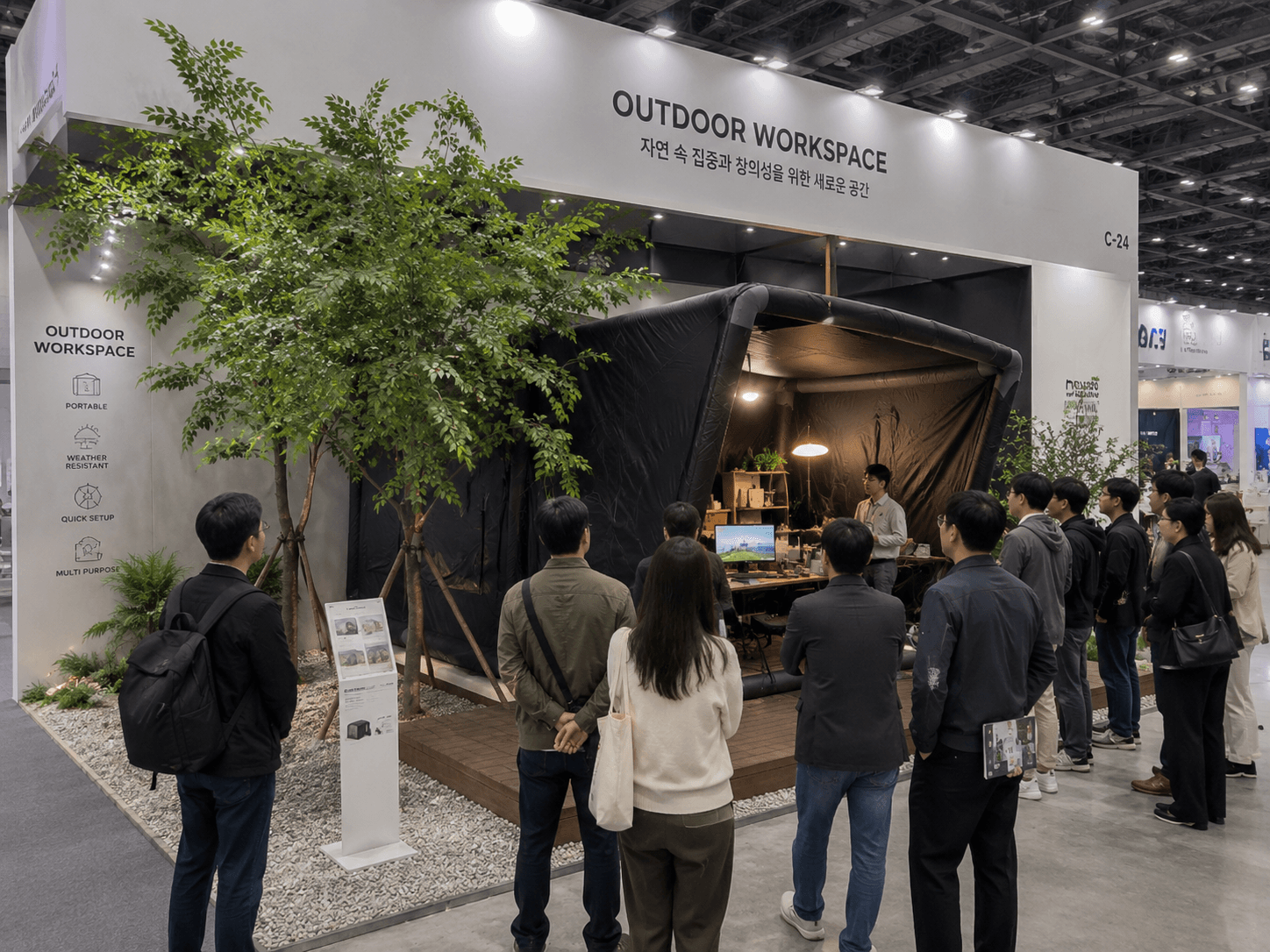 AURON COVE 박람회장 이미지